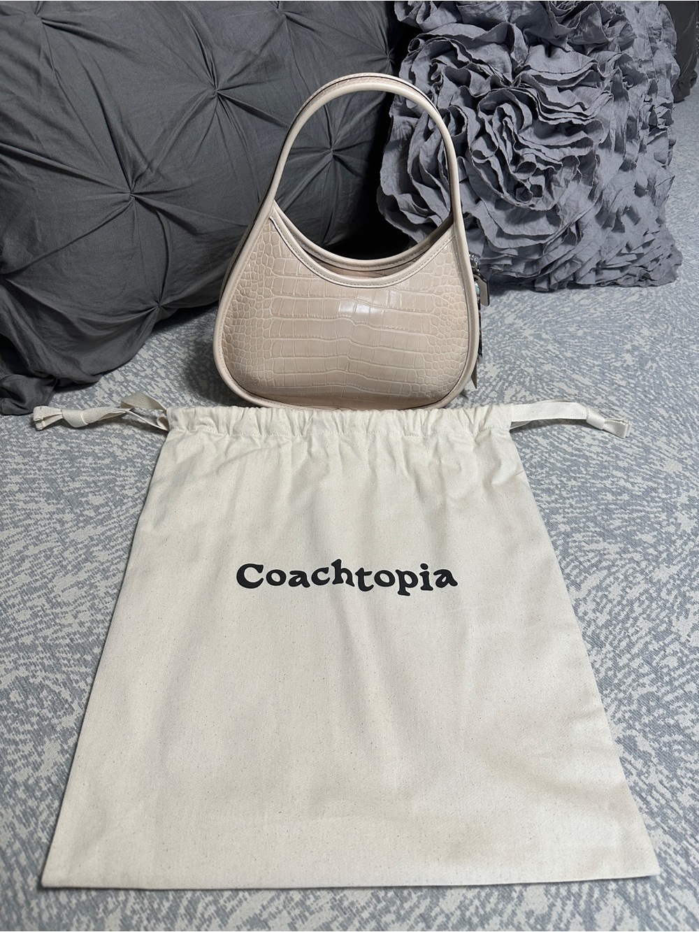 COACH Coachtopia Croc Ergo Bag